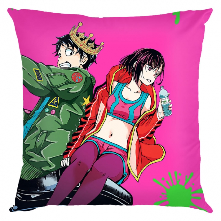 Zom 100 Anime square full-color pillow cushion 45X45CM NO FILLING  J4-33
