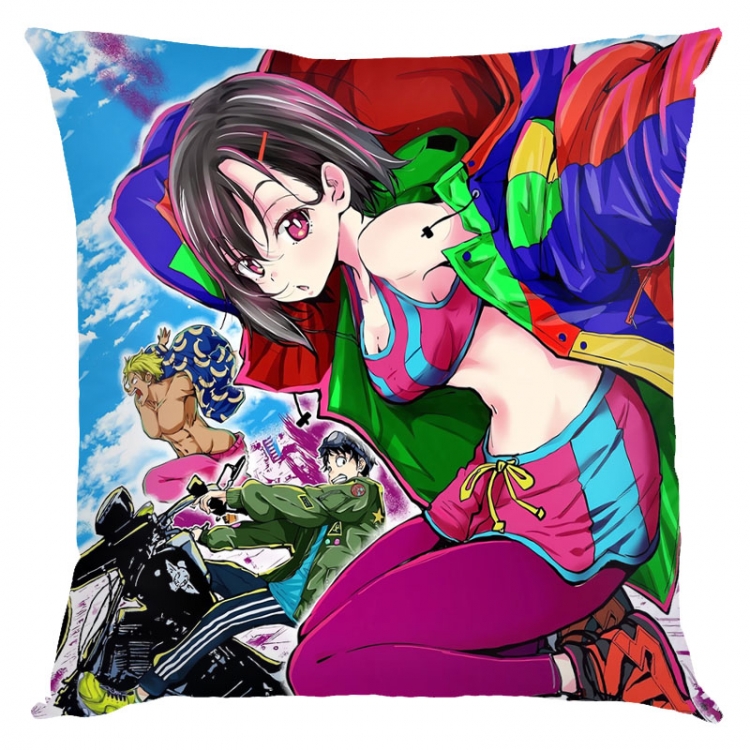Zom 100 Anime square full-color pillow cushion 45X45CM NO FILLING  J4-23