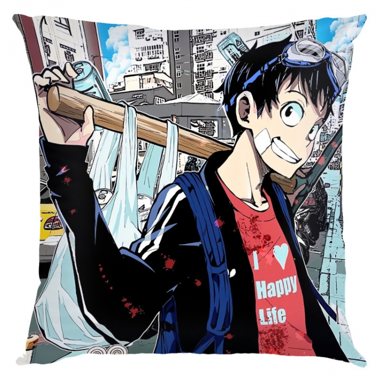 Zom 100 Anime square full-color pillow cushion 45X45CM NO FILLING J4-45