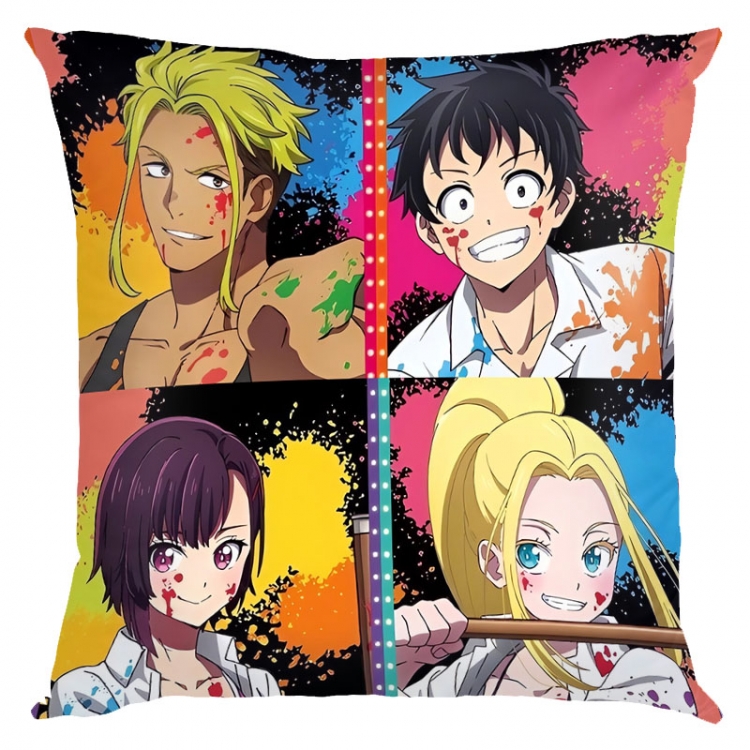 Zom 100 Anime square full-color pillow cushion 45X45CM NO FILLING J4-18