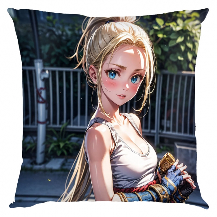 Zom 100 Anime square full-color pillow cushion 45X45CM NO FILLING  J4-74