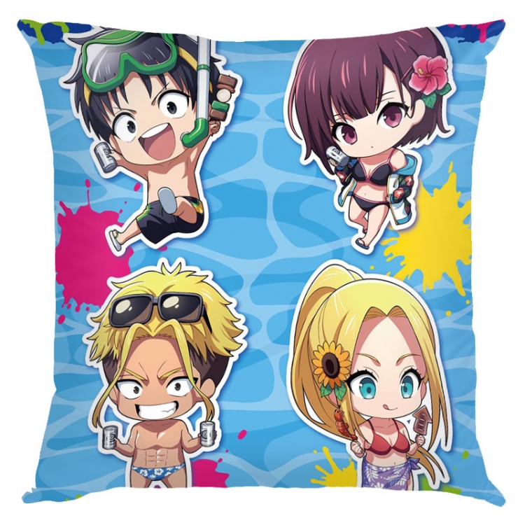 Zom 100 Anime square full-color pillow cushion 45X45CM NO FILLING J4-87