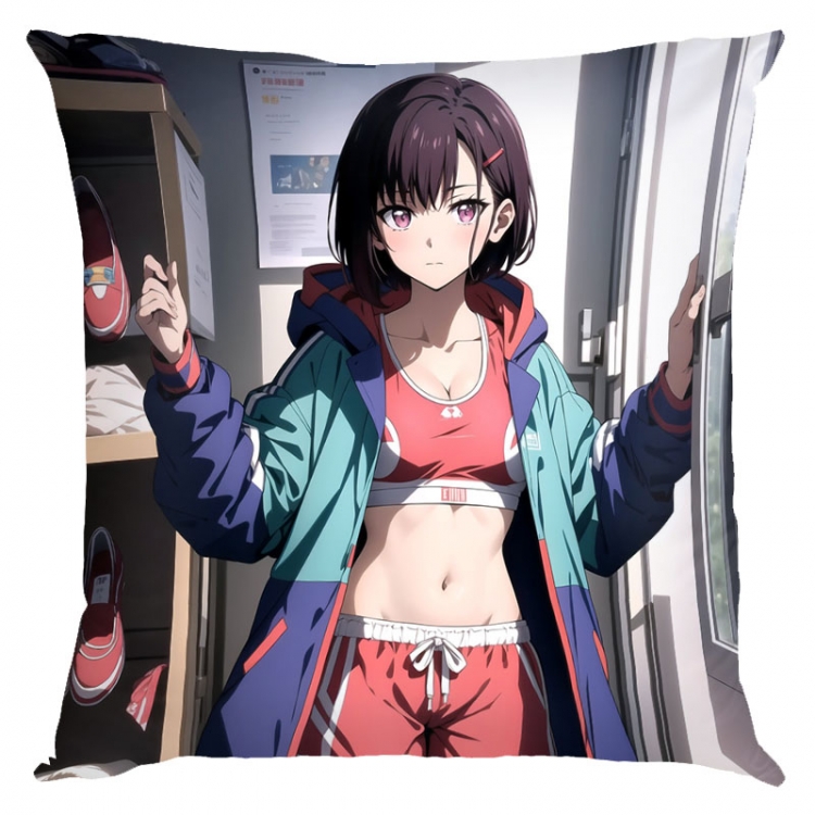Zom 100 Anime square full-color pillow cushion 45X45CM NO FILLING J4-39