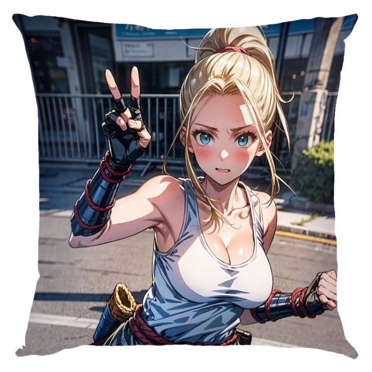 Zom 100 Anime square full-color pillow cushion 45X45CM NO FILLING J4-73