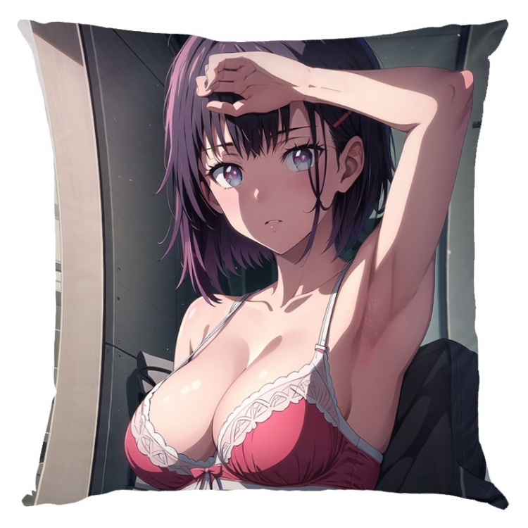 Zom 100 Anime square full-color pillow cushion 45X45CM NO FILLING  J4-40