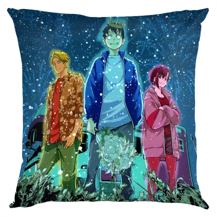 Zom 100 Anime square full-color pillow cushion 45X45CM NO FILLING  J4-67