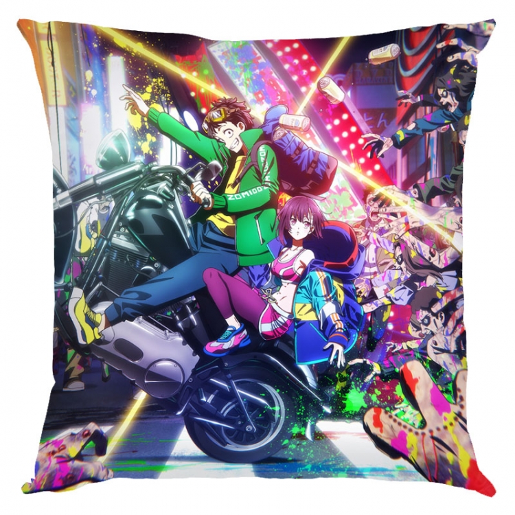 Zom 100 Anime square full-color pillow cushion 45X45CM NO FILLING  J4-20