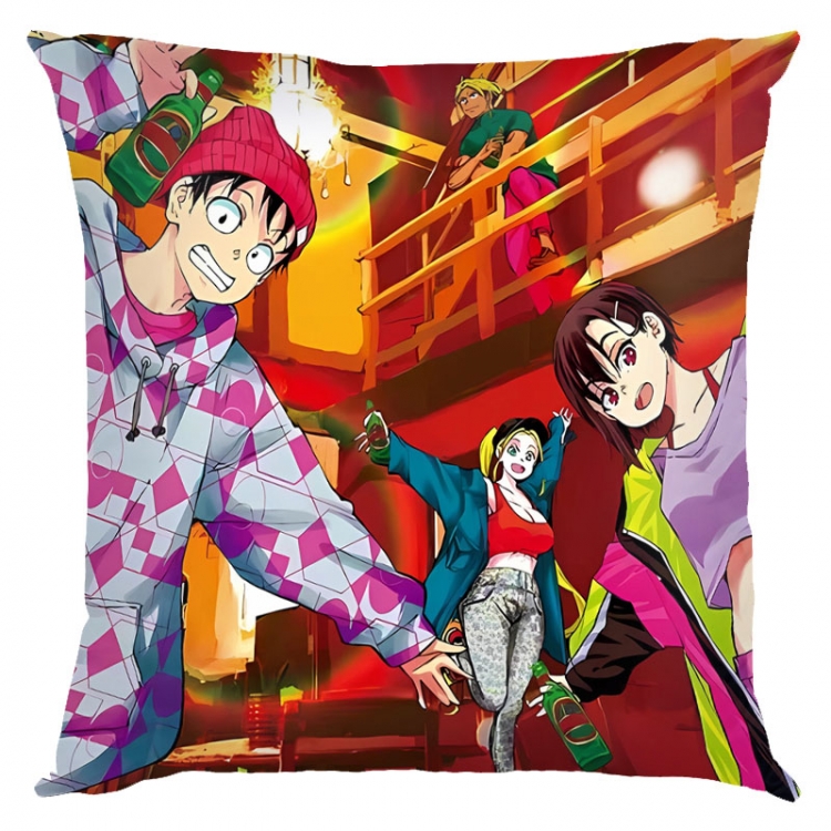 Zom 100 Anime square full-color pillow cushion 45X45CM NO FILLING J4-16