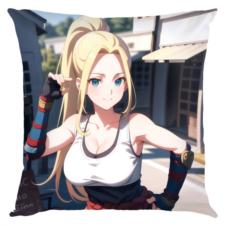 Zom 100 Anime square full-color pillow cushion 45X45CM NO FILLING  J4-78