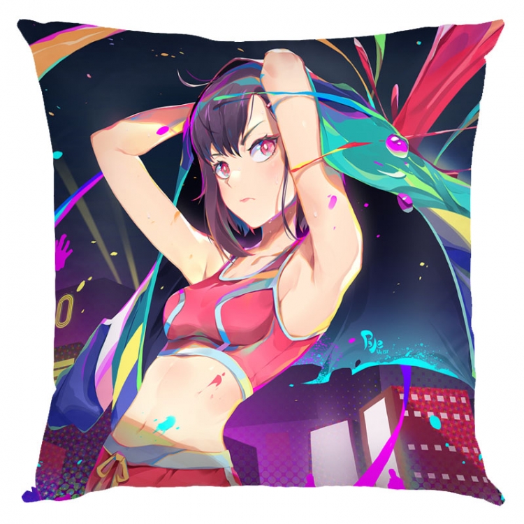 Zom 100 Anime square full-color pillow cushion 45X45CM NO FILLING J4-36
