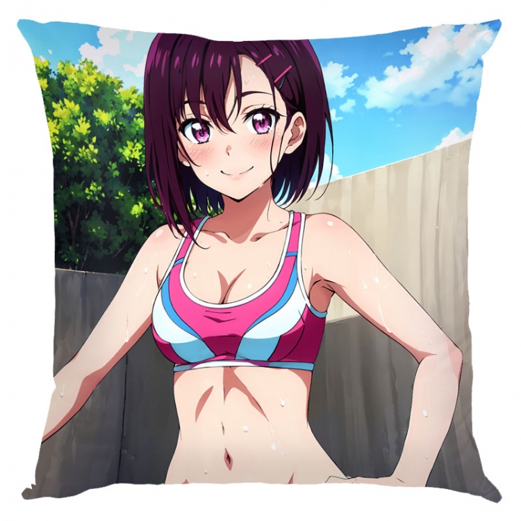 Zom 100 Anime square full-color pillow cushion 45X45CM NO FILLING J4-47