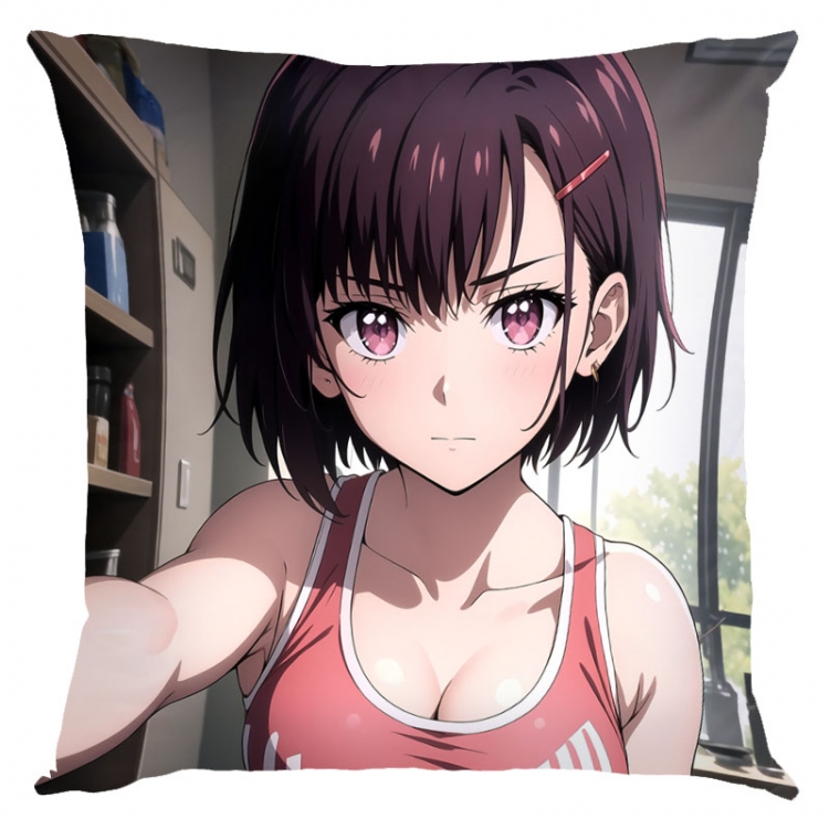 Zom 100 Anime square full-color pillow cushion 45X45CM NO FILLING J4-84