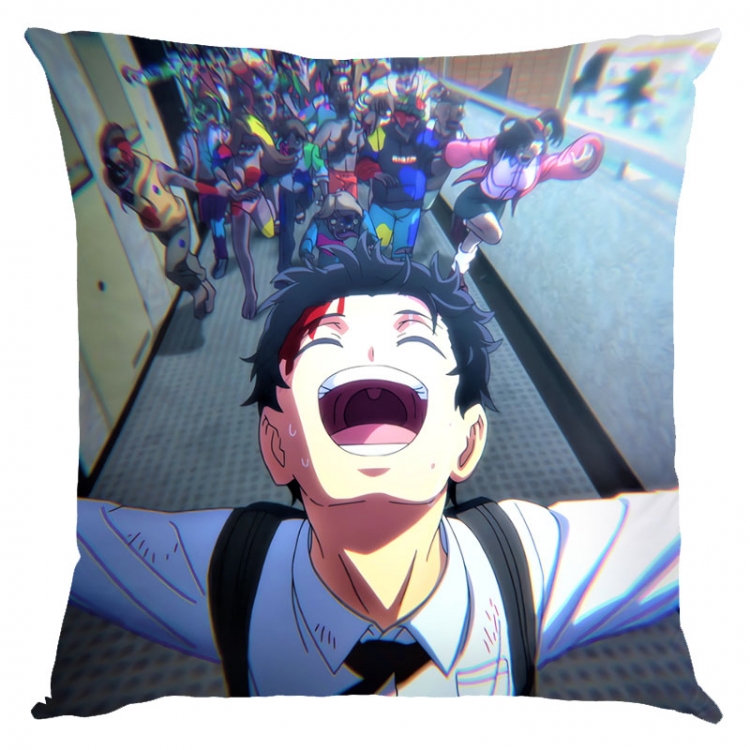 Zom 100 Anime square full-color pillow cushion 45X45CM NO FILLING J4-44