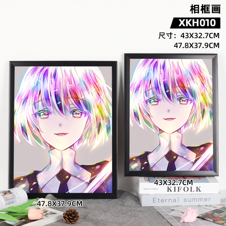 Houseki no Kuni Anime peripheral frame painting 43X32.7cm, supports customization of individual images XKH010