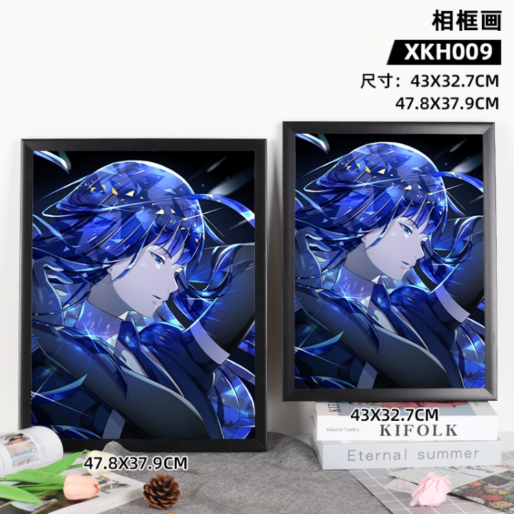 Houseki no Kuni Anime peripheral frame painting 43X32.7cm, supports customization of individual images XKH009