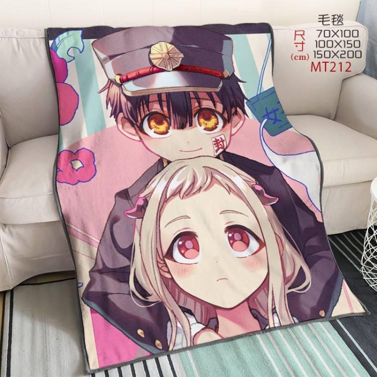 Toilet-bound Hanako-kun  Anime oversized mink flannel blanket 150X200CM customizable