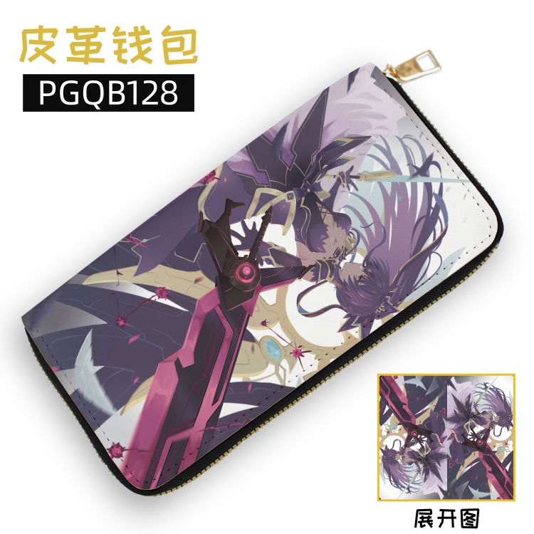 Date-A-Live Anime leather zipper wallet supports customization to images