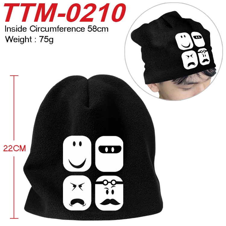 Roblox Printed plush cotton hat with a hat circumference of 58cm (adult size)  TTM-0210