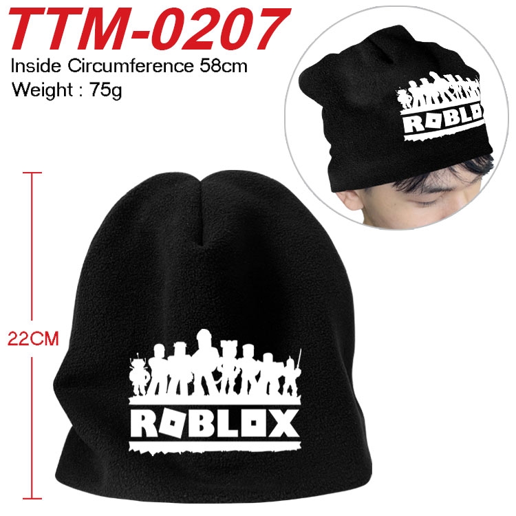 Roblox Printed plush cotton hat with a hat circumference of 58cm (adult size) TTM-0207