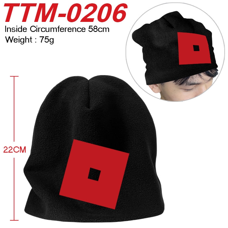 Roblox Printed plush cotton hat with a hat circumference of 58cm (adult size) TTM-0206