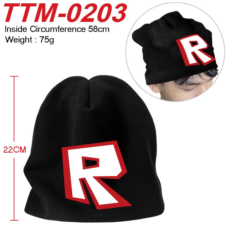 Roblox Printed plush cotton hat with a hat circumference of 58cm (adult size) TTM-0203