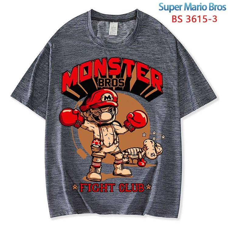 Super Mario  ice silk cotton loose and comfortable T-shirt from XS to 5XL BS-3615-3