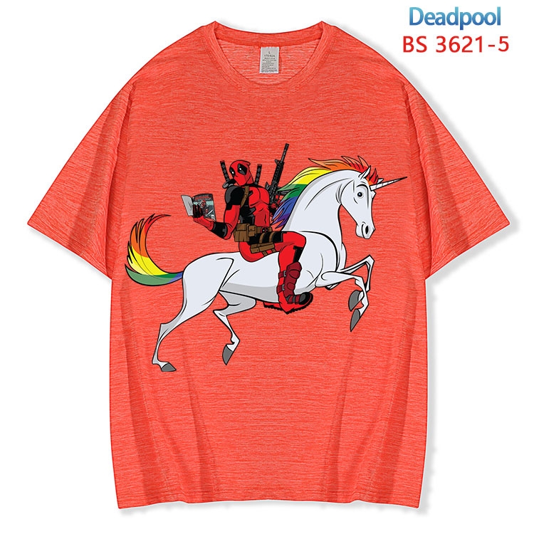 Deadpool ice silk cotton loose and comfortable T-shirt from XS to 5XL  BS-3621-5