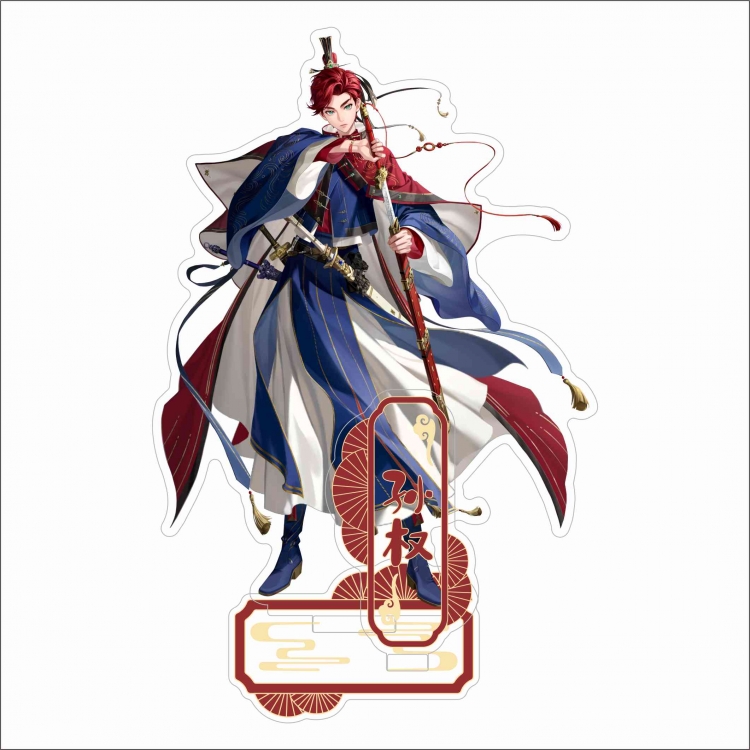 Codename Anime characters Double Insert Style acrylic Standing Plates Keychain 15m