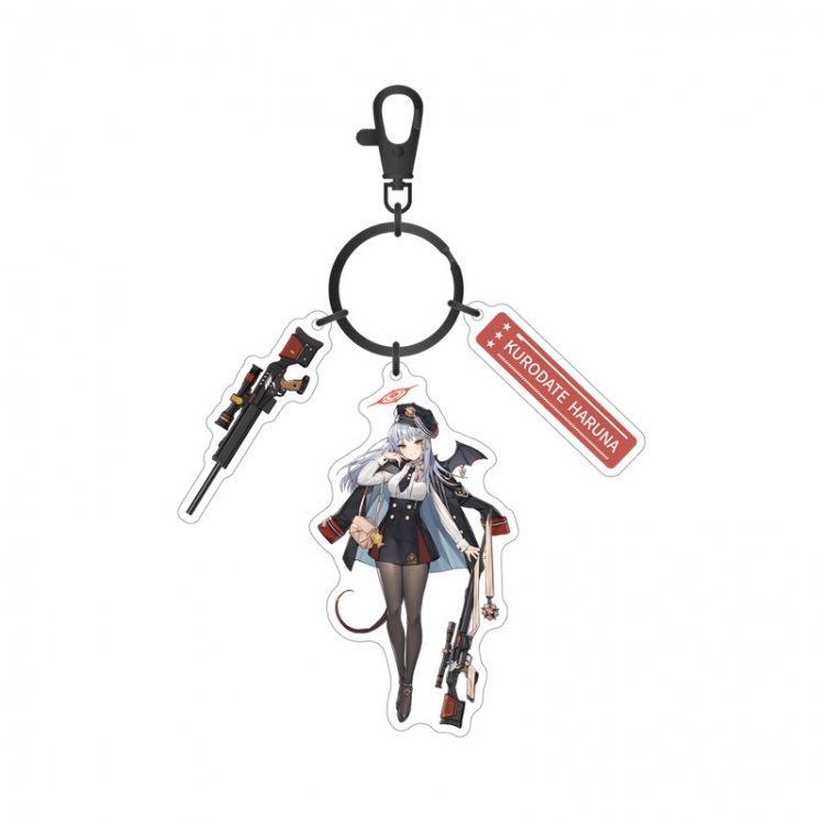 Blue Archive Anime surrounding sandwich acrylic 3 pendant keychain pendant price for 5 pcs