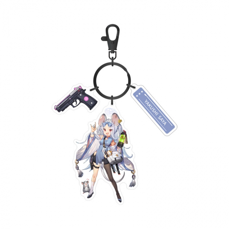 Blue Archive Anime surrounding sandwich acrylic 3 pendant keychain pendant price for 5 pcs
