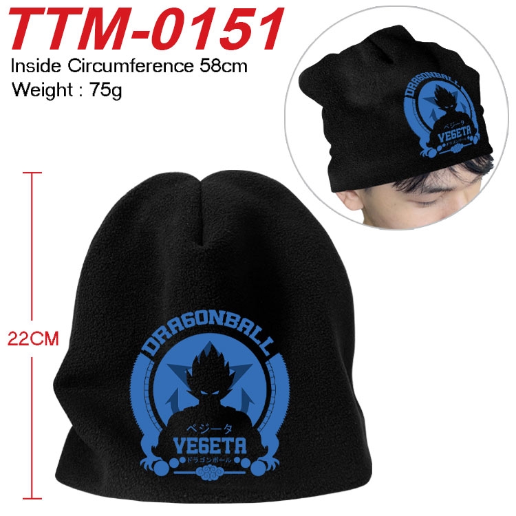 DRAGON BALL Printed plush cotton hat with a hat circumference of 58cm (adult size) TTM-0151