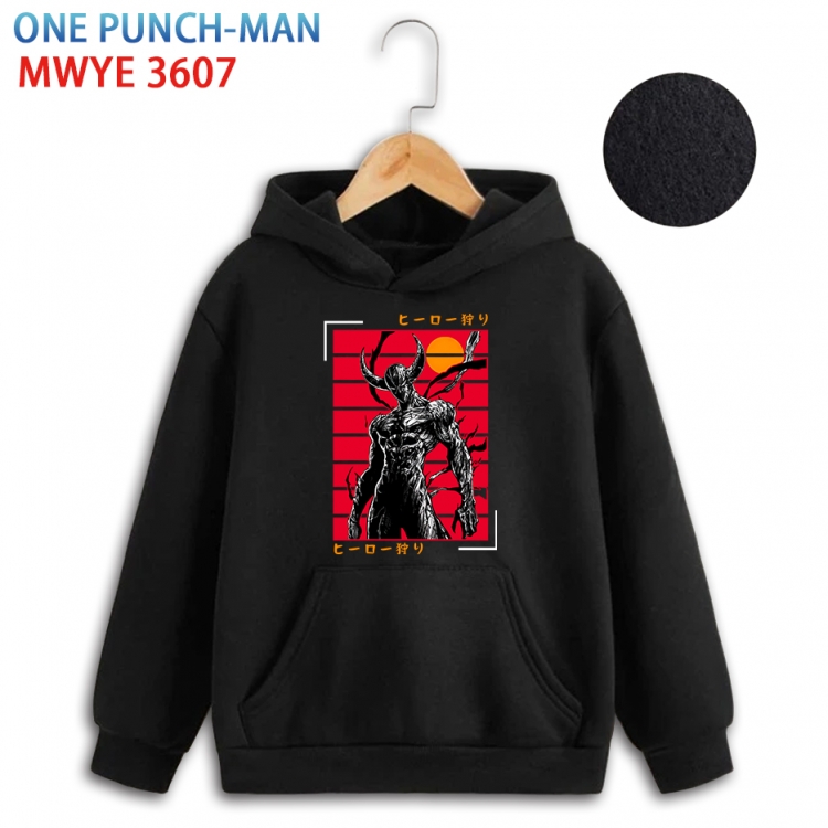 One Punch Man Anime surrounding childrens pure cotton patch pocket hoodie 80 90 100 110 120 130 140 for children  MWYE-3