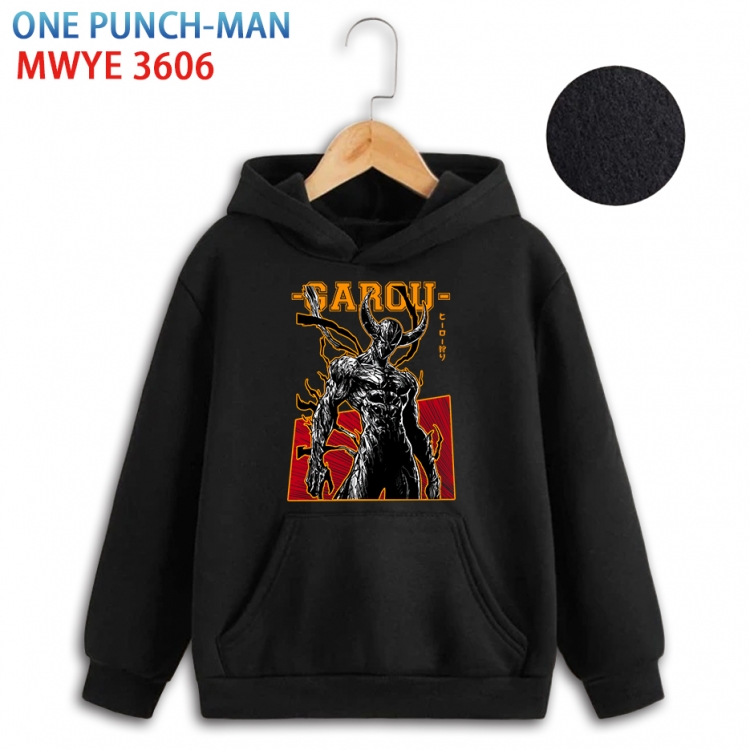 One Punch Man Anime surrounding childrens pure cotton patch pocket hoodie 80 90 100 110 120 130 140 for children MWYE-36