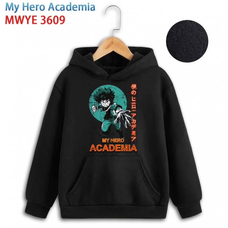 My Hero Academia Anime surrounding childrens pure cotton patch pocket hoodie 80 90 100 110 120 130 140 for children WYE-