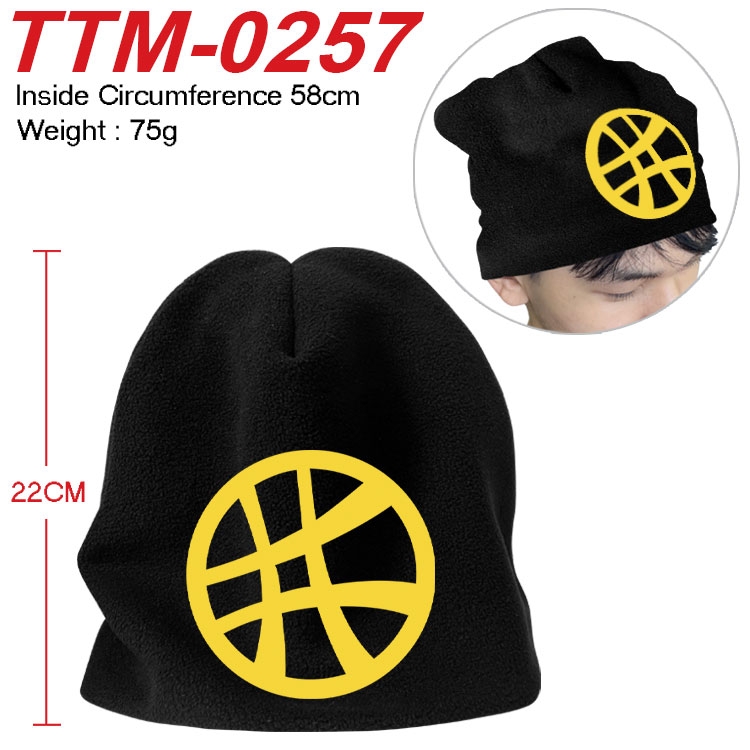 Superhero Printed plush cotton hat with a hat circumference of 58cm (adult size)  TTM-0257