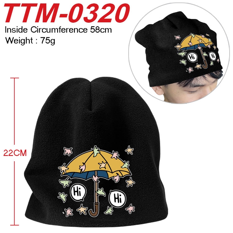 HEARTSTOPPER Printed plush cotton hat with a hat circumference of 58cm (adult size) TTM-0320