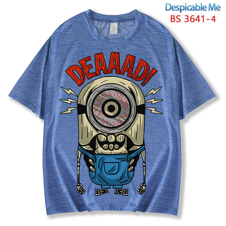 Despicable Me  ice silk cotton loose and comfortable T-shirt from XS to 5XL BS-3641-4