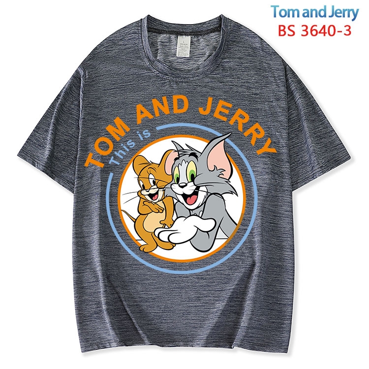 Tom and Jerry  ice silk cotton loose and comfortable T-shirt from XS to 5XL  BS-3640-3