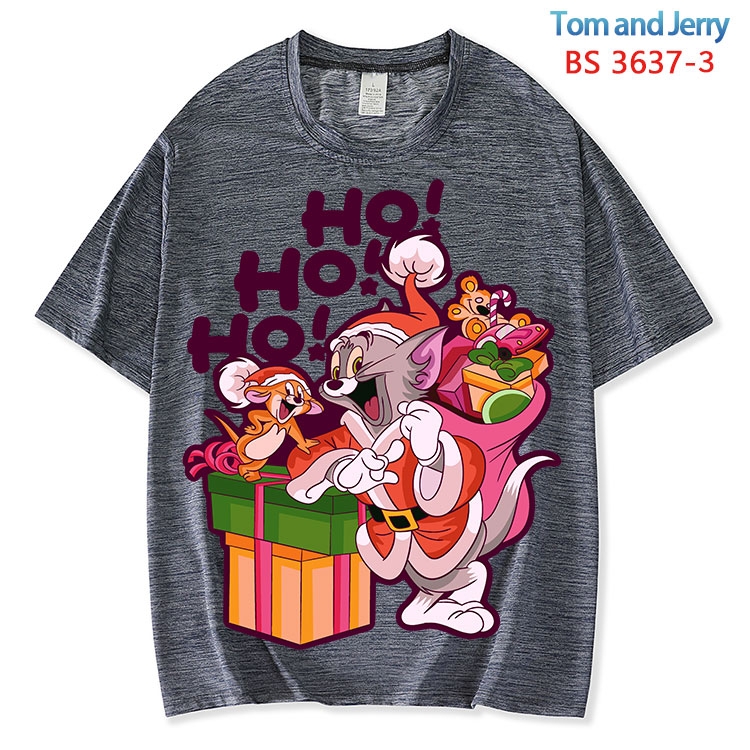 Tom and Jerry  ice silk cotton loose and comfortable T-shirt from XS to 5XL  BS-3637-3