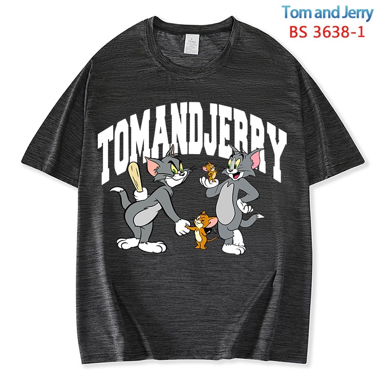 Tom and Jerry  ice silk cotton loose and comfortable T-shirt from XS to 5XL  BS-3638-1