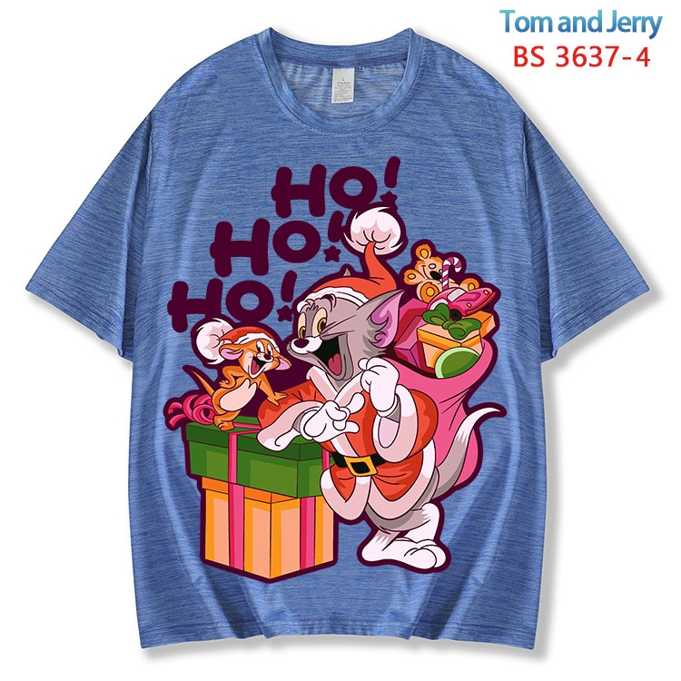 Tom and Jerry  ice silk cotton loose and comfortable T-shirt from XS to 5XL BS-3637-4