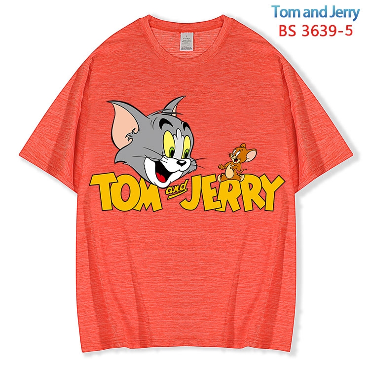 Tom and Jerry  ice silk cotton loose and comfortable T-shirt from XS to 5XL  BS-3639-5