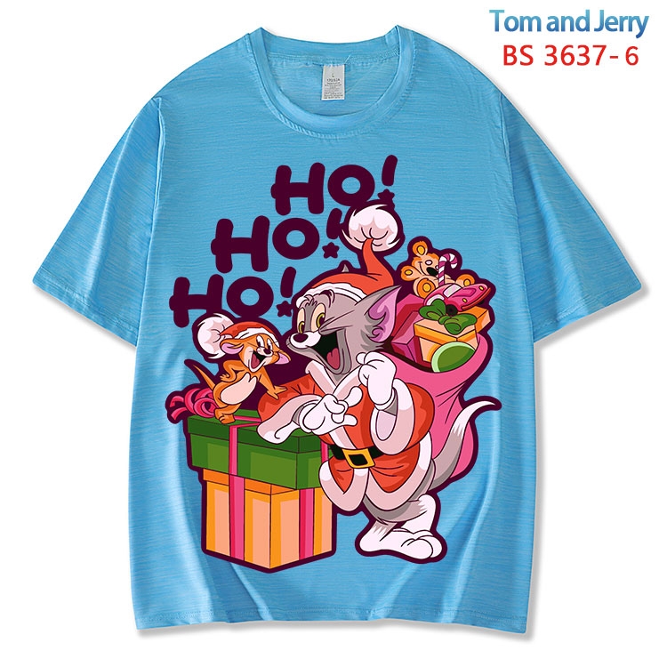 Tom and Jerry  ice silk cotton loose and comfortable T-shirt from XS to 5XL  BS-3637-6