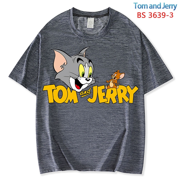 Tom and Jerry  ice silk cotton loose and comfortable T-shirt from XS to 5XL BS-3639-3
