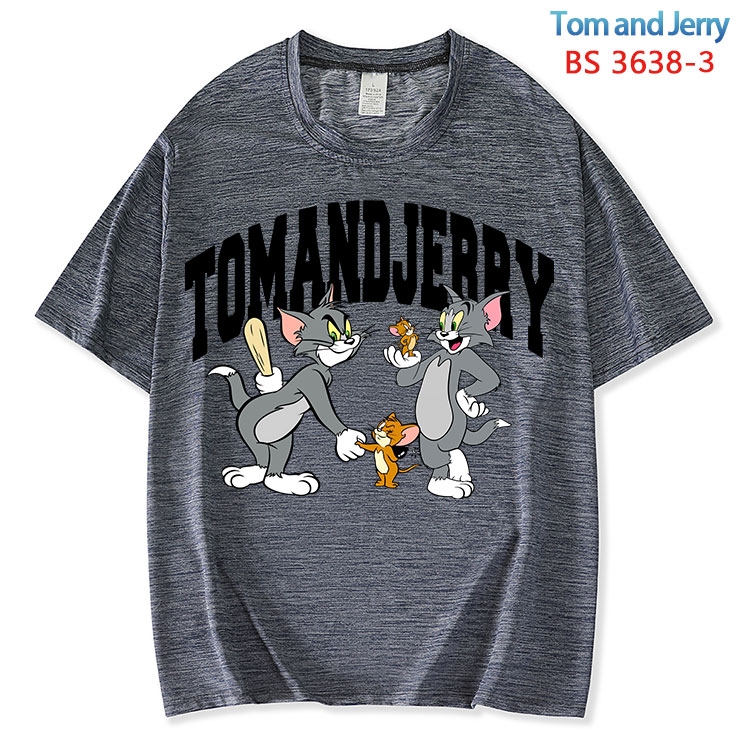 Tom and Jerry  ice silk cotton loose and comfortable T-shirt from XS to 5XL BS-3638-3