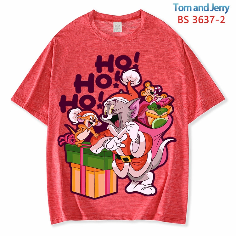 Tom and Jerry  ice silk cotton loose and comfortable T-shirt from XS to 5XL  BS-3637-2