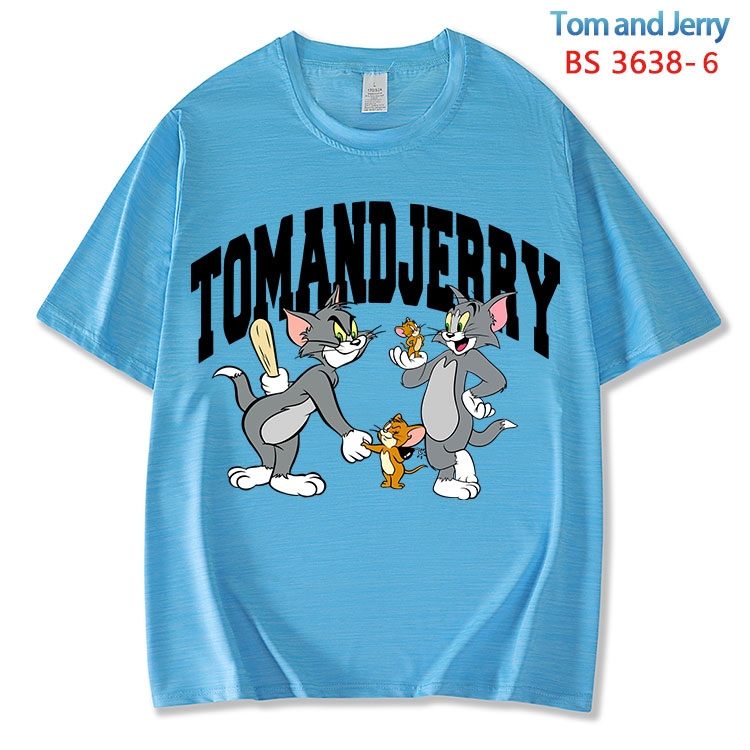 Tom and Jerry  ice silk cotton loose and comfortable T-shirt from XS to 5XL  BS-3638-6