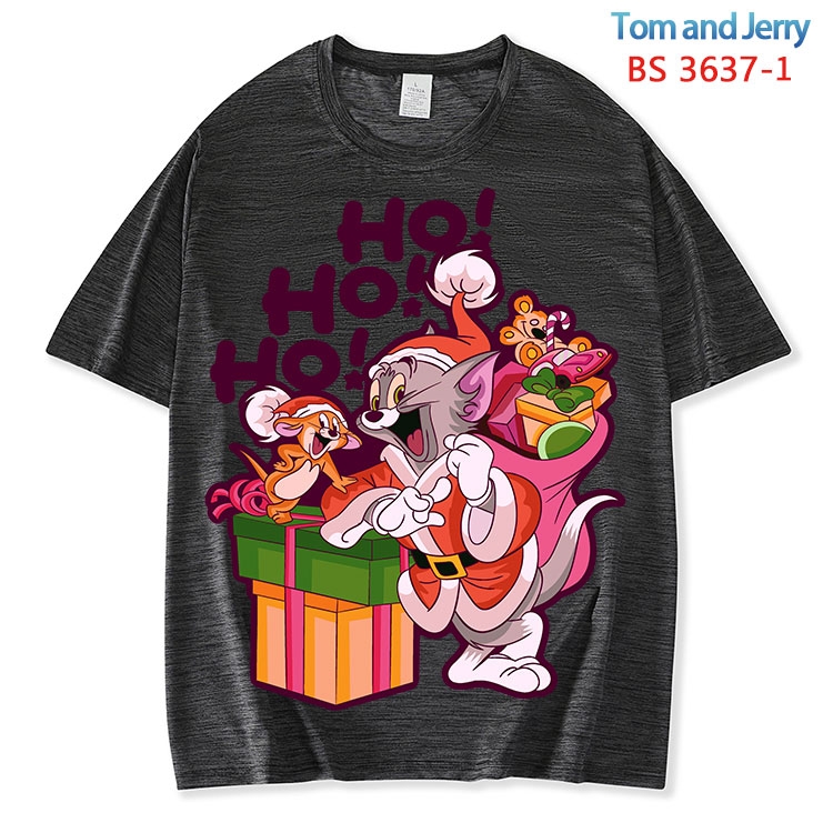 Tom and Jerry  ice silk cotton loose and comfortable T-shirt from XS to 5XL BS-3637-1