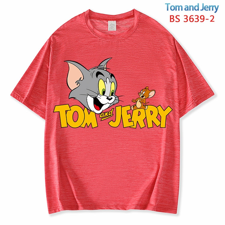 Tom and Jerry  ice silk cotton loose and comfortable T-shirt from XS to 5XL BS-3639-2