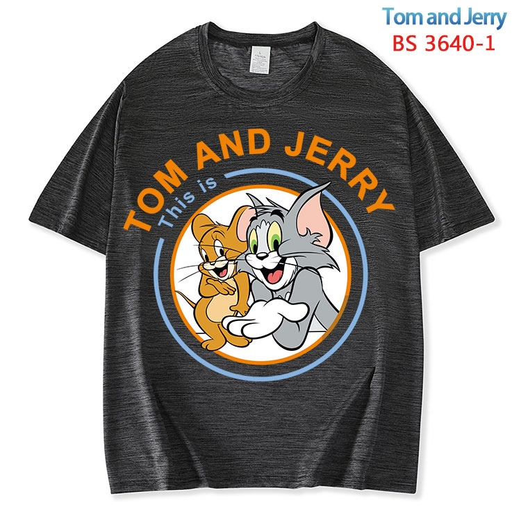 Tom and Jerry  ice silk cotton loose and comfortable T-shirt from XS to 5XL BS-3640-1